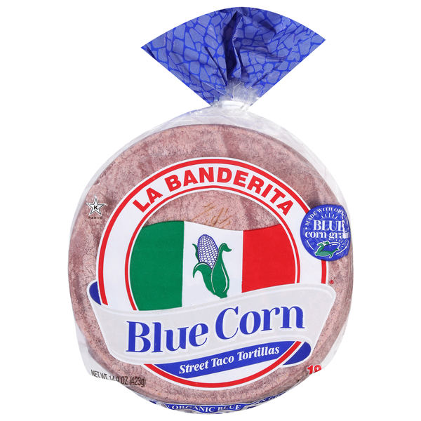 La Banderita Street Blue Corn Taco Tortillas