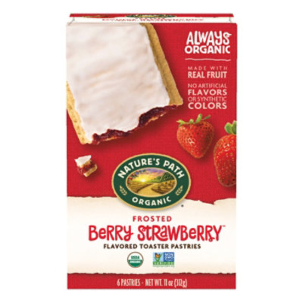 Nature's Path Frosted Berry Strawberry Toaster Pastries