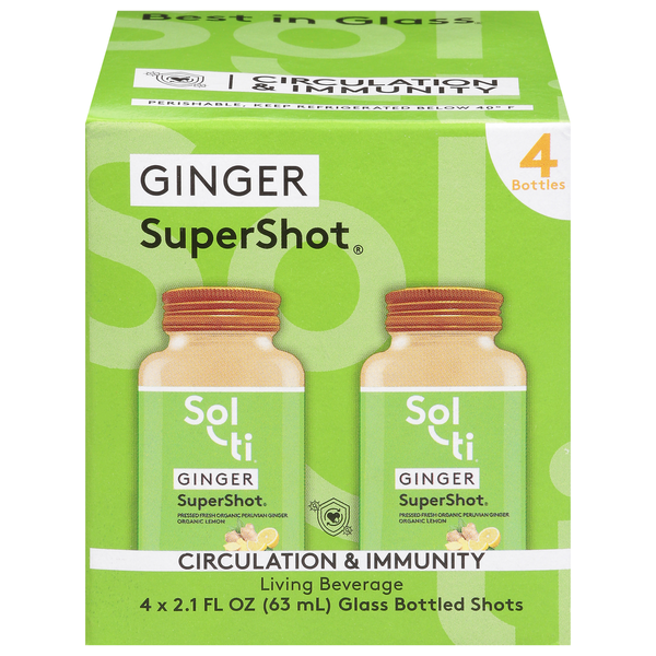 Sol-Ti Living Beverage, Ginger, SuperShot Same-Day Delivery or
