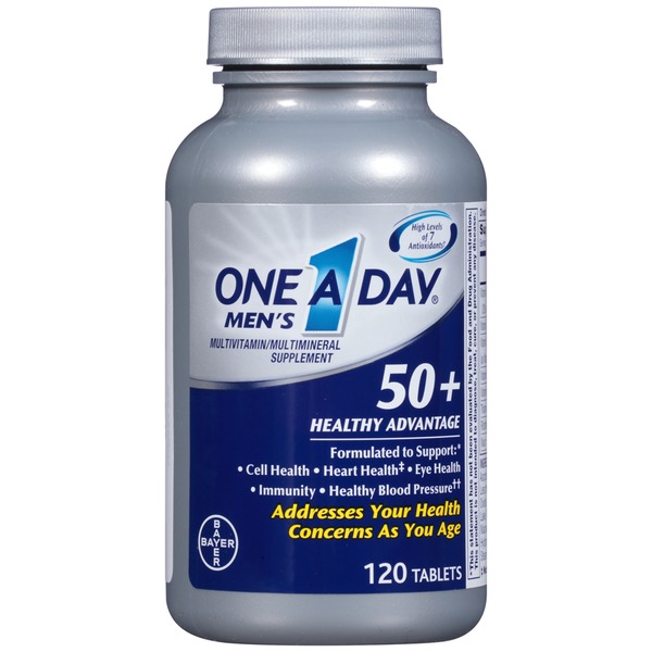 One A Day Men's 50+ Healthy Advantage Tablets Multivitamin/Multimineral