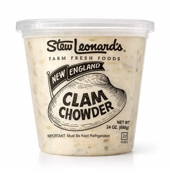 Stew Leonard's New England Clam Chowder Soup Same-Day Delivery or