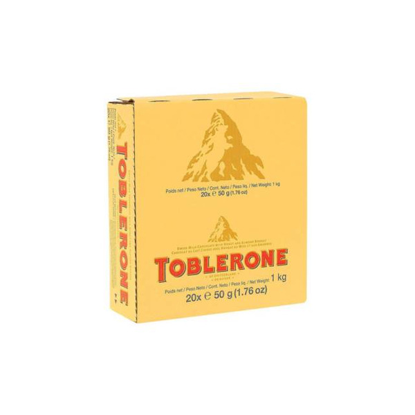 Toblerone - Chocolate Candy Bar - 3.52 oz/20 ct