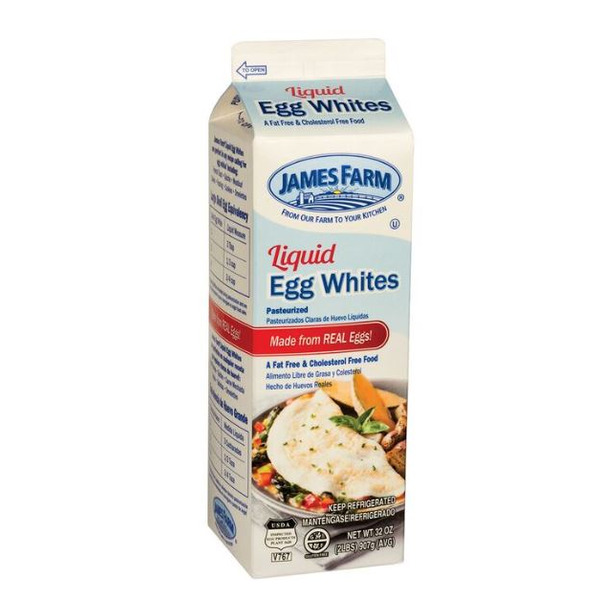 James Farm - Liquid Eggs, Just Whites - 2 lbs