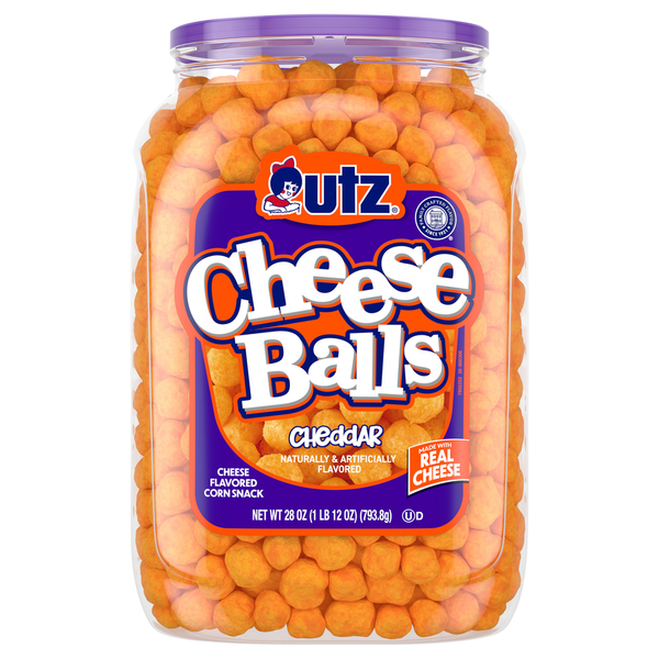 Utz Cheese Balls, Cheddar Same-Day Delivery | Sam's Club