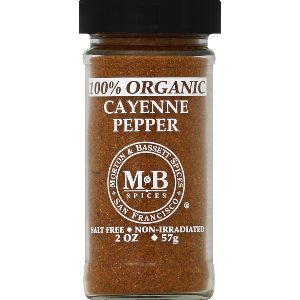 Morton & Bassett Spices Cayenne Pepper, 100% Organic