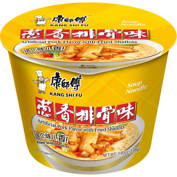Kang Shi Fu Fried Shallots Pork Flavored Instant Noodles