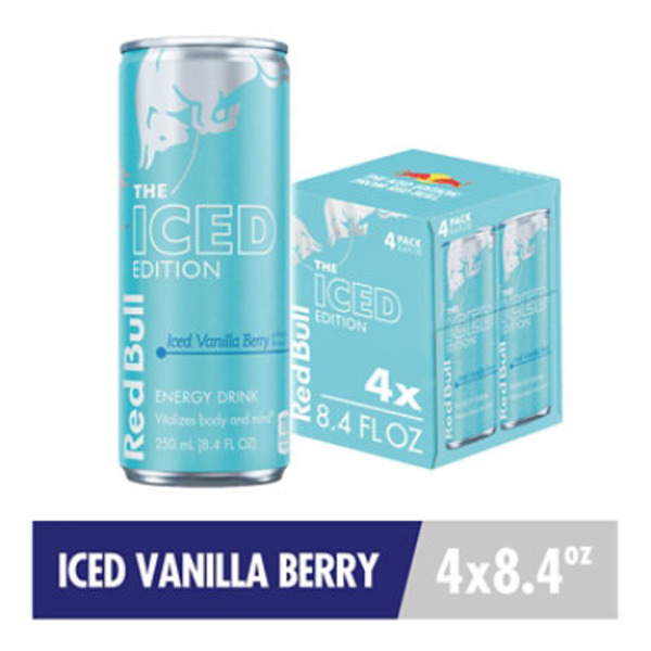 Red Bull Iced Edition Iced Vanilla Berry Energy Drink Multipack Cans
