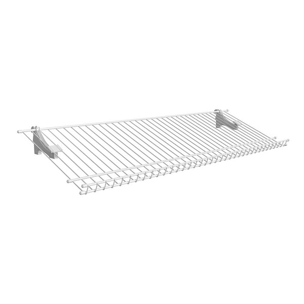 Closetmaid Shelftrack 11.25 In. D X 36 In. W X 4 In. H 5-pair Ventilated Wire Shoe Shelf Steel Closet System