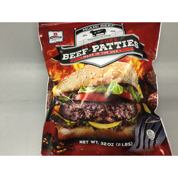 Miami Beef Company Quarter Pound Beef Patties