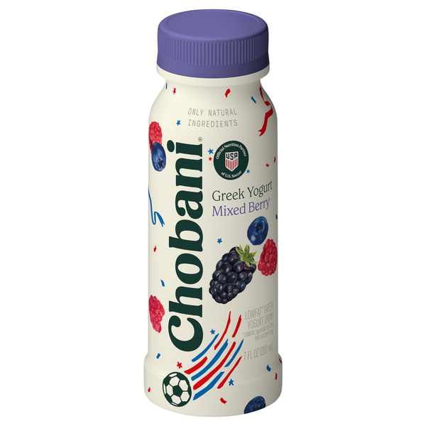 Chobani Lowfat Greek Mixed Berry Yogurt Drink