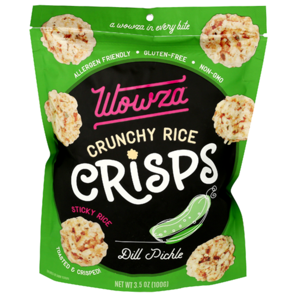 Wowza Dill Pickle Crunchy Rice Crisps
