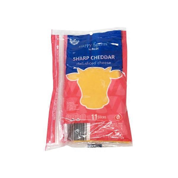 Happy Farms Deli Sliced Sharp Cheddar Cheese (8 oz) Instacart
