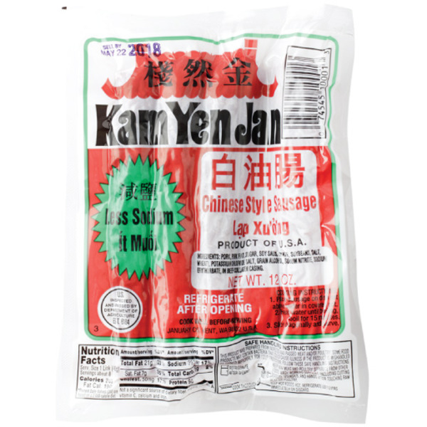 Kam Yen Jan Less Sodium Chinese Style Sausage