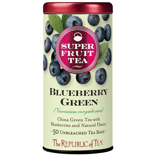 The Republic of Tea Organic Blueberry Green Tea 50 Count