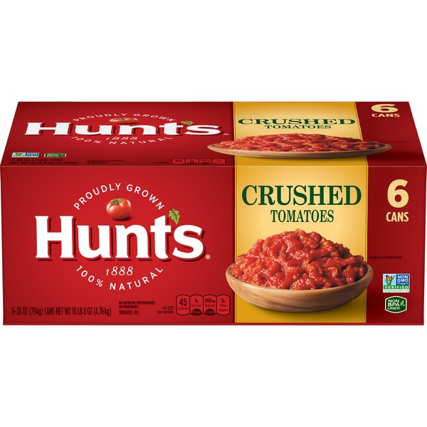 Hunt's Crushed Tomatoes (28 oz) Instacart