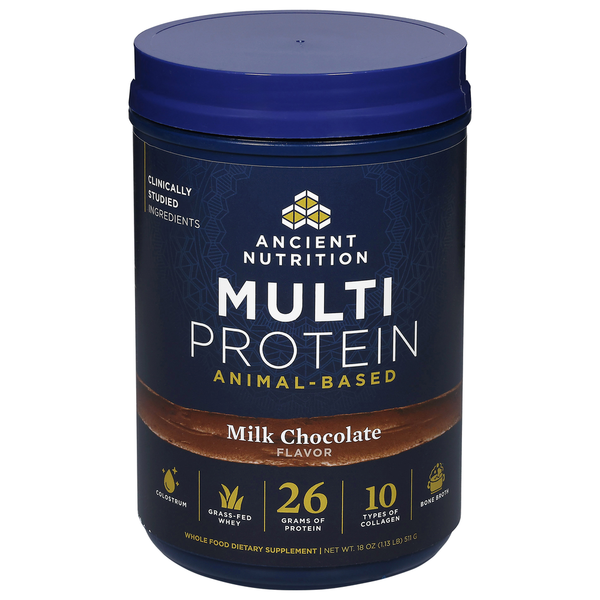 Ancient Nutrition Multi Protein Animal-Based Milk Chocolate 15srv