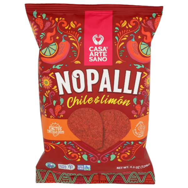 Nopalli Chile Limon Cactus Tortilla Chips Same-Day Delivery or