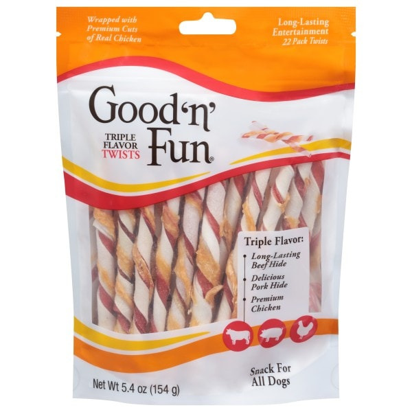 Publix Good 'N' Fun Twists Triple Flavor Snack for All Dogs Same-Day ...