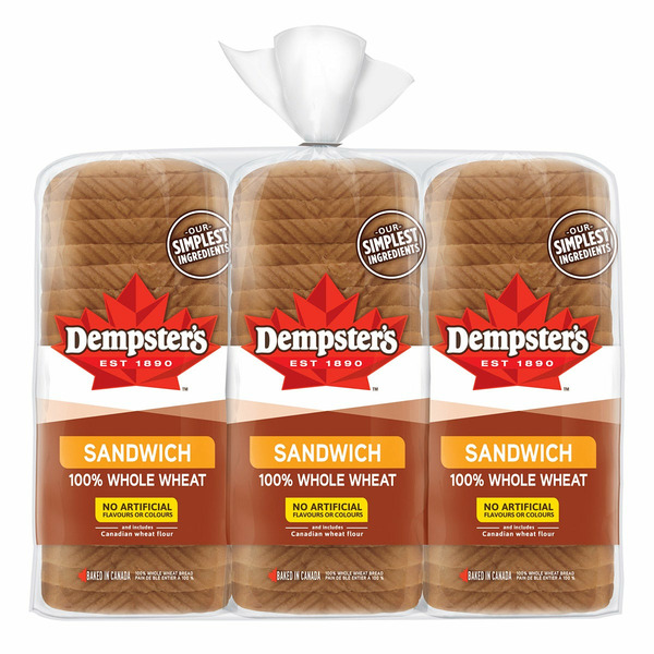 Dempster's 100% Whole Wheat Sandwich Bread