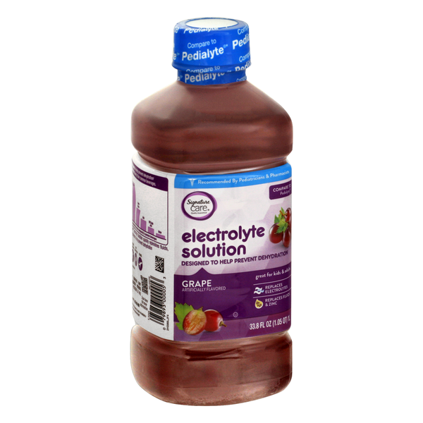 Signature Care Pediatric Electrolyte, Artificial Grape Flavor