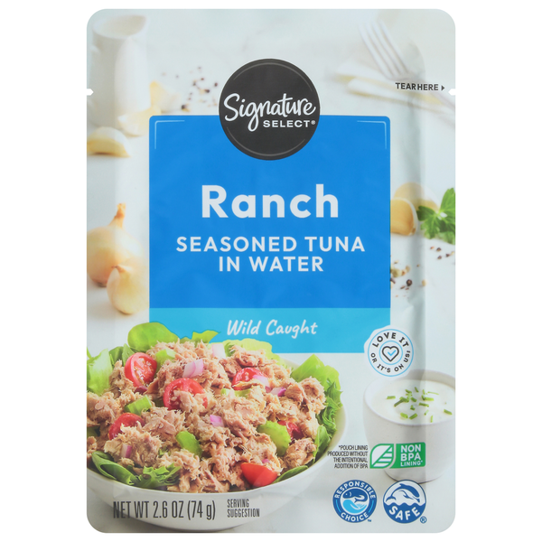 Signature SELECT Tuna, in Water, Skipjack, Ranch, Wild Caught