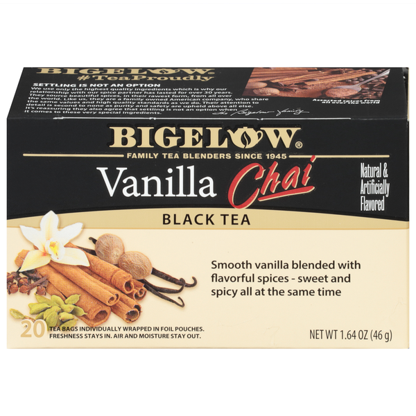 Bigelow Vanilla Chai Black Tea Same-Day Delivery or Pickup | Tops