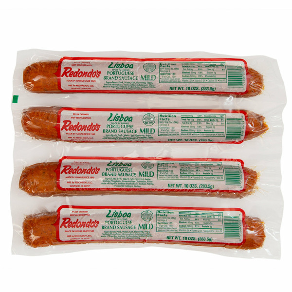 Redondo's Portuguese Sausage, 10 oz, 4 count