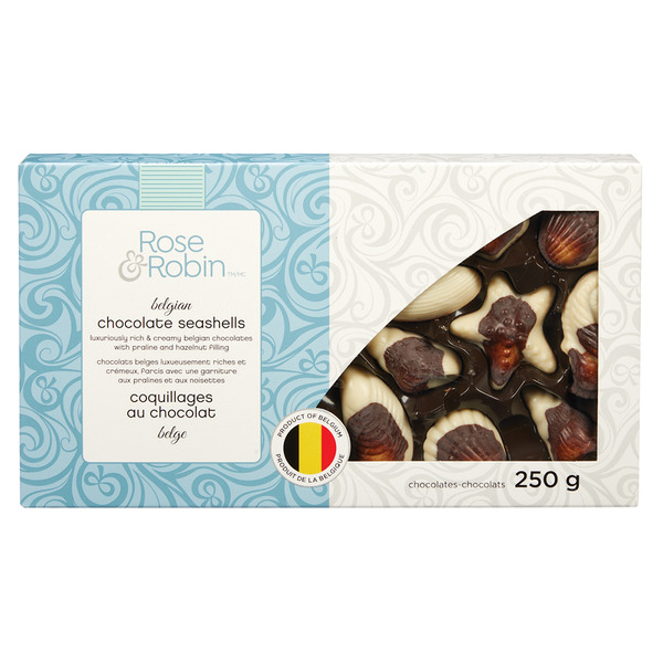 Rose & Robin Belgian Lux Seashell Chocolate Same-Day Delivery | Rexall