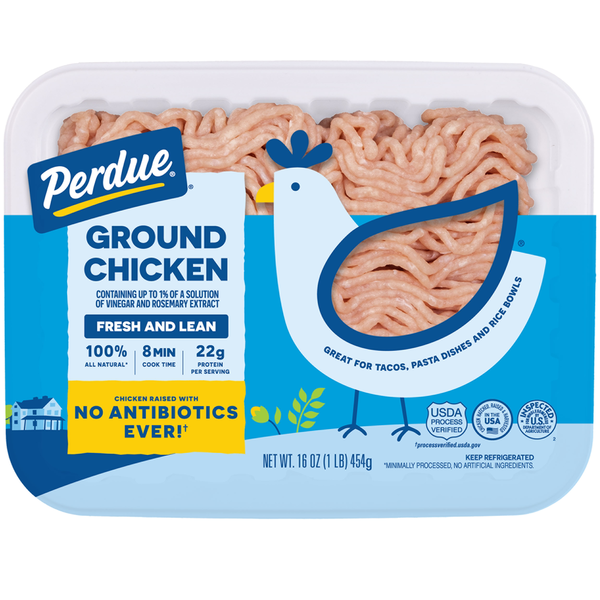 Perdue Fresh Ground Chicken, 92% Lean 8% Fat Same-Day Delivery or