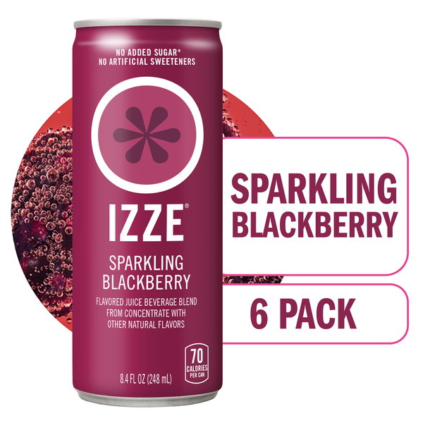 Juice=Juice Miracle×Juice×Bus4 in IZU Izze Sparkling Juice, 4 Flavor Variety Pack, 8.4 Fl Oz (24