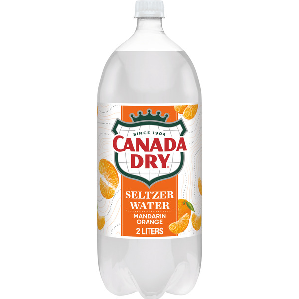 Canada Dry Mandarin Orange Sparkling Seltzer Water Same-Day