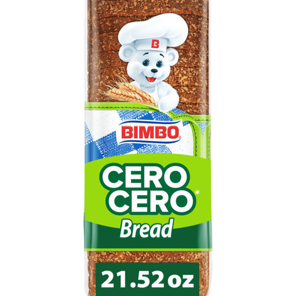 Bimbo  Cero Cero, Wheat Bran, Bread, Wheat Bread, 21.52 oz