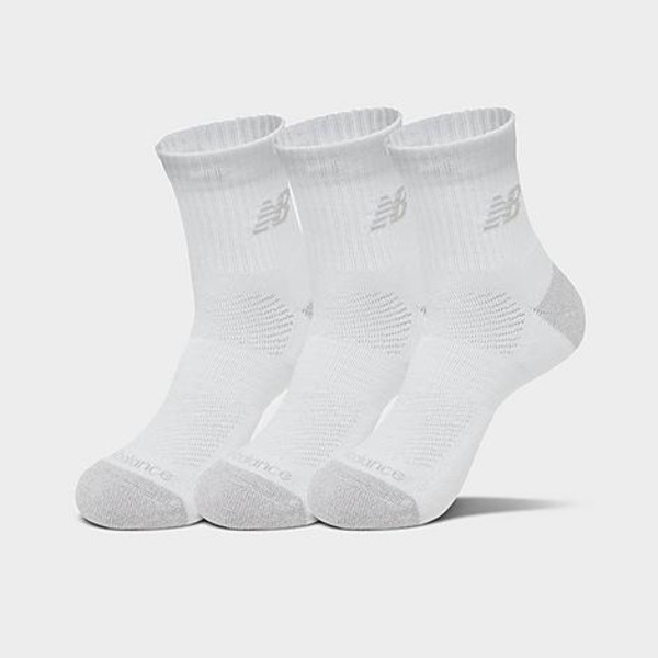 New Balance Active Quarter Socks, Large