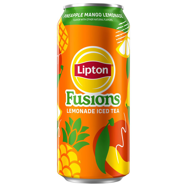 Lipton Fusions Iced Tea Pineapple Mango Lemonade 16 Fl Oz Same-Day