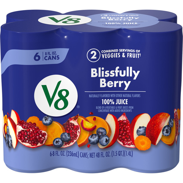 FRUITS　No.8 V8 Fruit & Vegetable Blends Blissfully Berry 100% Fruit and
