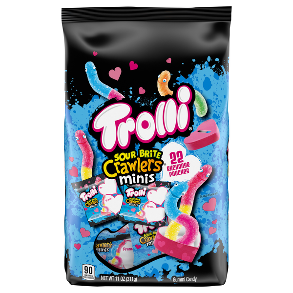 Trolli Exchange Pouches Cherry Lemon/Strawberry Grape/Orange Lime