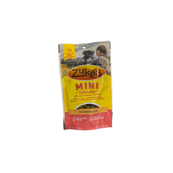 Zuke's Mini Naturals Dog Training Treats for Dogs of All Sizes, Pet Treats made with Real Chicken