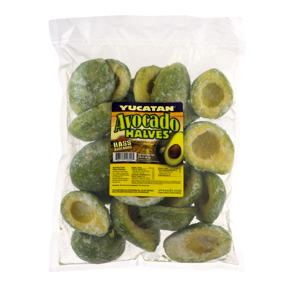 Frozen Yucatan - Avocado Halves - 3lb. Bag