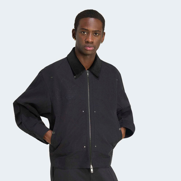 adidas Originals Men's Premium Essentials Bomber Jacket, M - Black