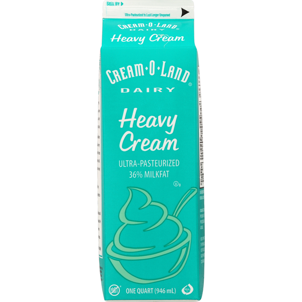 Cream-O-Land Heavy Cream, 36% Milkfat Same-Day Delivery | Food Bazaar