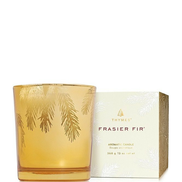 Thymes Gilded Collection Frasier Fir Poured Candle 13 oz.