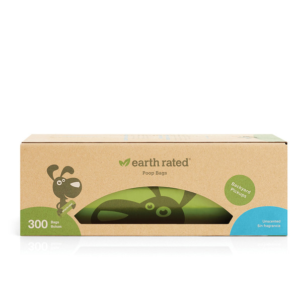 Earth Rated Unscented Dog Waste Bags, Single Roll