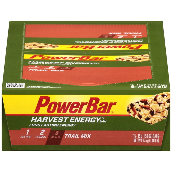 PowerBar Harvest Energy Trail Mix Energy Bars (1.58 oz) Instacart