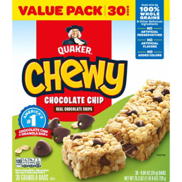 Quaker Chewy Chocolate Chip Granola Bars