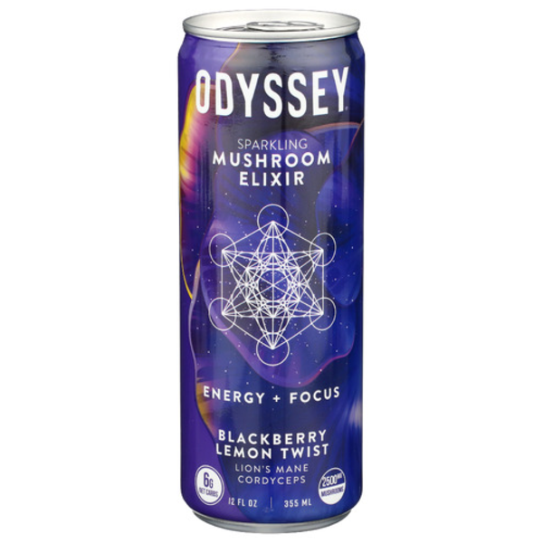 Odyssey Elixir Blackberry Lemon Twist Sparkling Mushroom Elixir