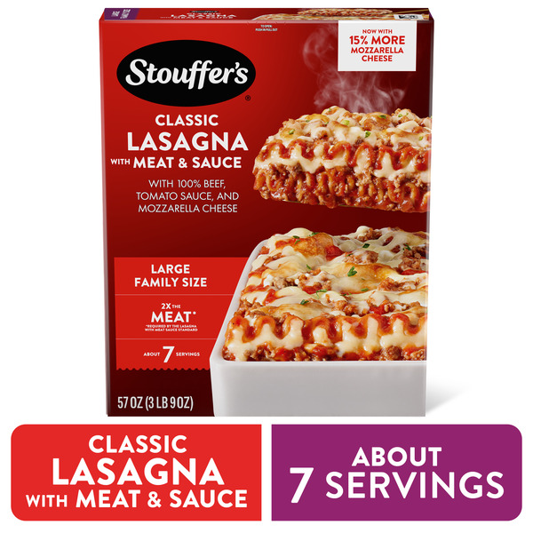 Stouffer's Classic Lasagna With Meat & Sauce Large Family Size