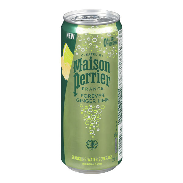 Metro Perrier Forever Ginger Lime Carbonated Spring Water Can Same-Day ...