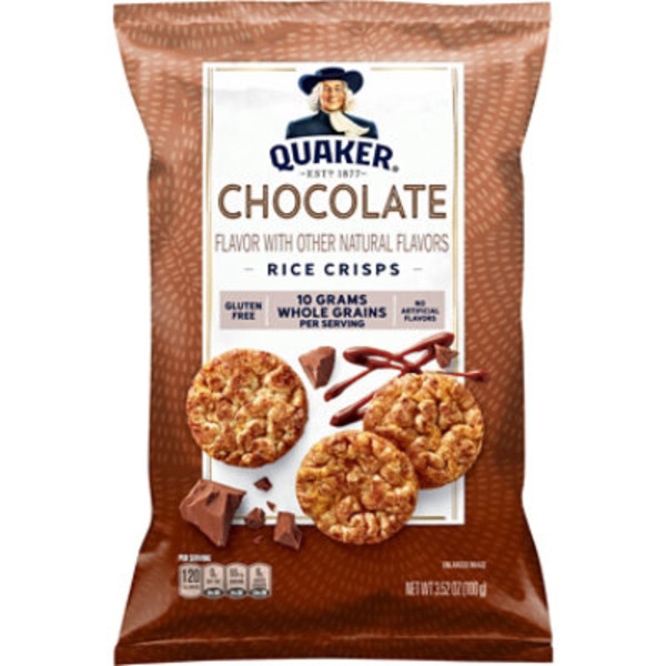 Quaker Rice Crisps, Chocolate