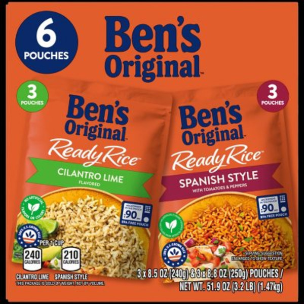 Ben's Original Ready Rice Fiesta Favorites Variety Pack Same-Day ...