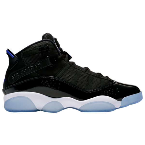 Jordan Men's 6 Rings Shoes, Size 9.5 - Black/Hyper Royal/White
